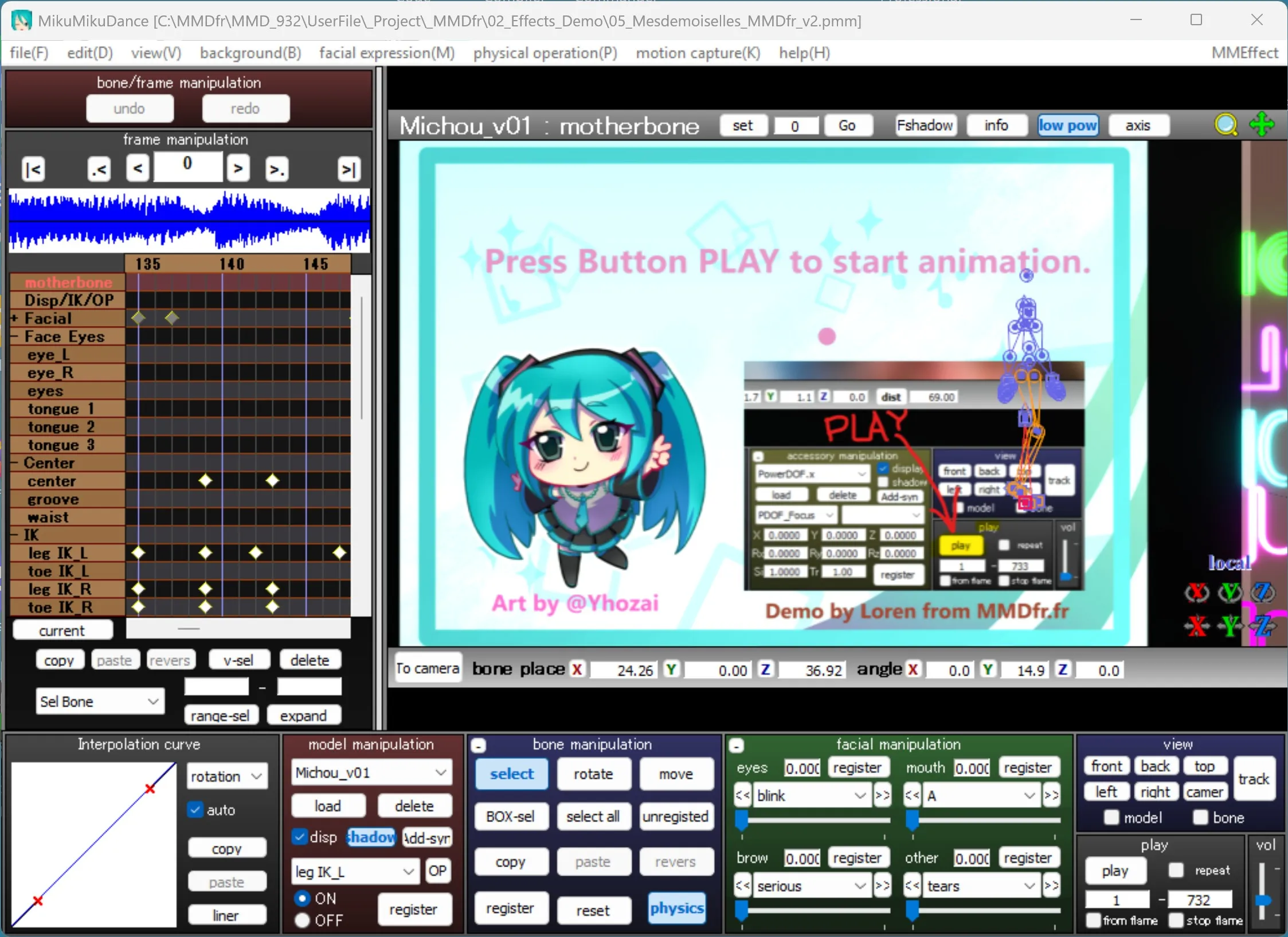 MikuMikuDance 3D animation software — free for Windows