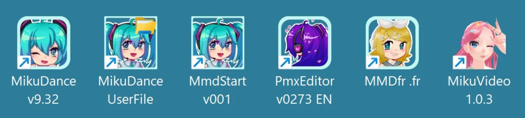 Icons made by artist @Yhozai for MmdStart
