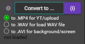 MikuVideo convert interface — output options